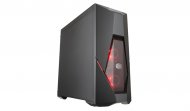 Cooler Master MasterBox K500L, 2xUSB3.0, 2x120 RED Led Fan, 1x120Fan, w/o PSU, Black, ATX, w/Acrylic side panel , 